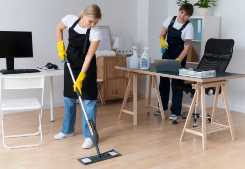 Nettoyage de bureau professionnel à Champfleur